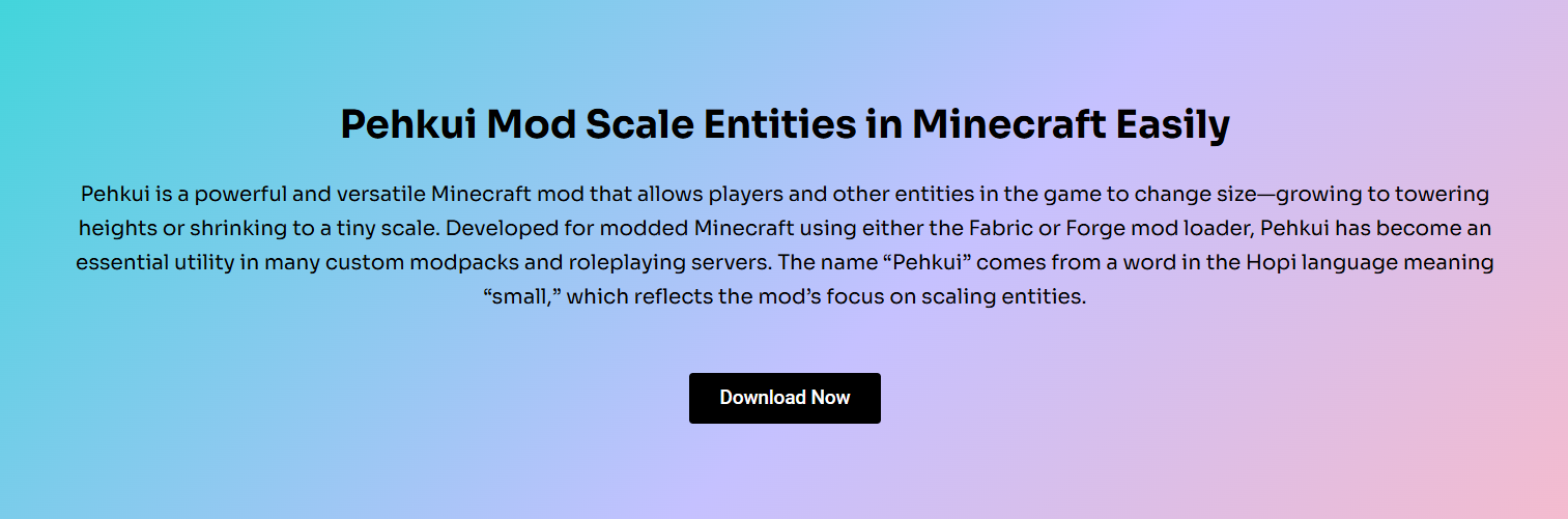 Can You Resize Mobs Using Pehkui